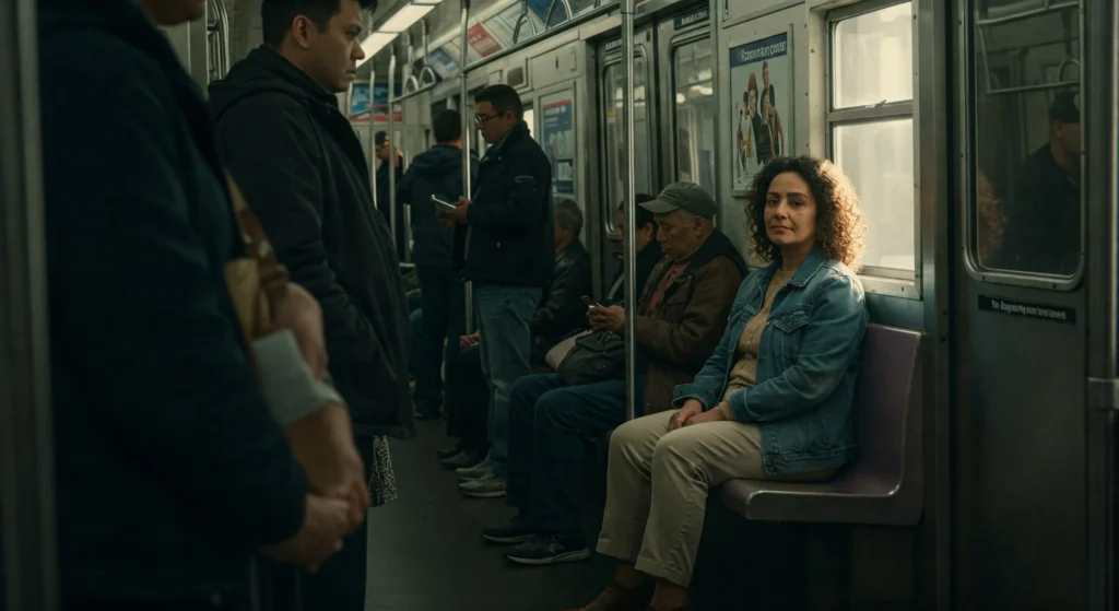 viajando de metrô