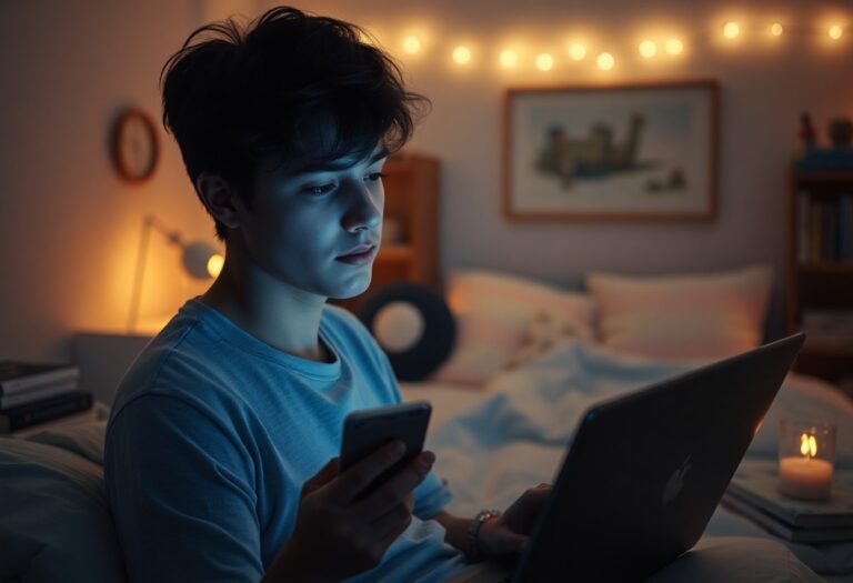 Como reduzir insônia provocada por ansiedade noturna em jovens adultos com rotinas digitais excessivas