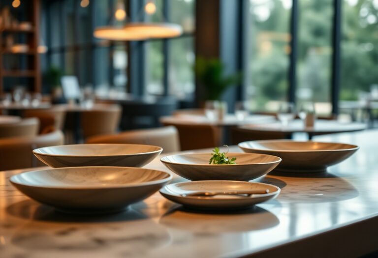 Criação de pratos rasos para restaurantes de comida contemporânea usando modelagem manual