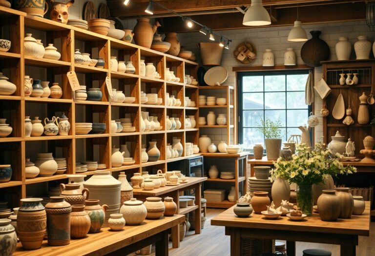 Como criar uma loja online para vender peças decorativas de cerâmica rústica artesanal