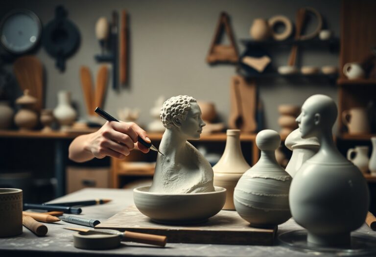 Como esculpir esculturas cerâmicas contemporâneas usando ferramentas de precisão